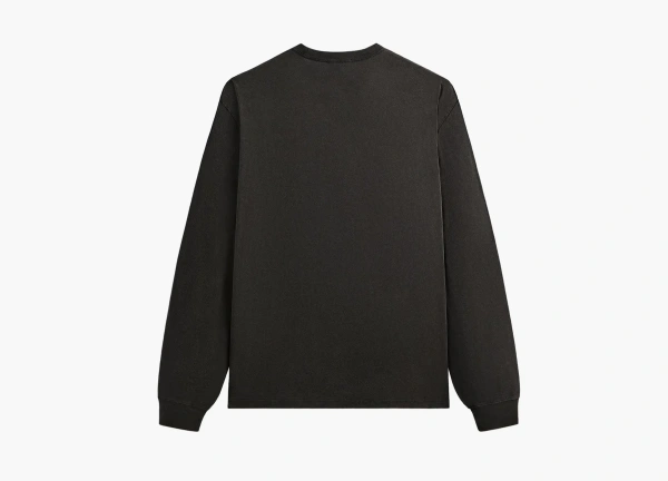 Kith x Batman Logo Vintage Long Sleeve Tee Black 