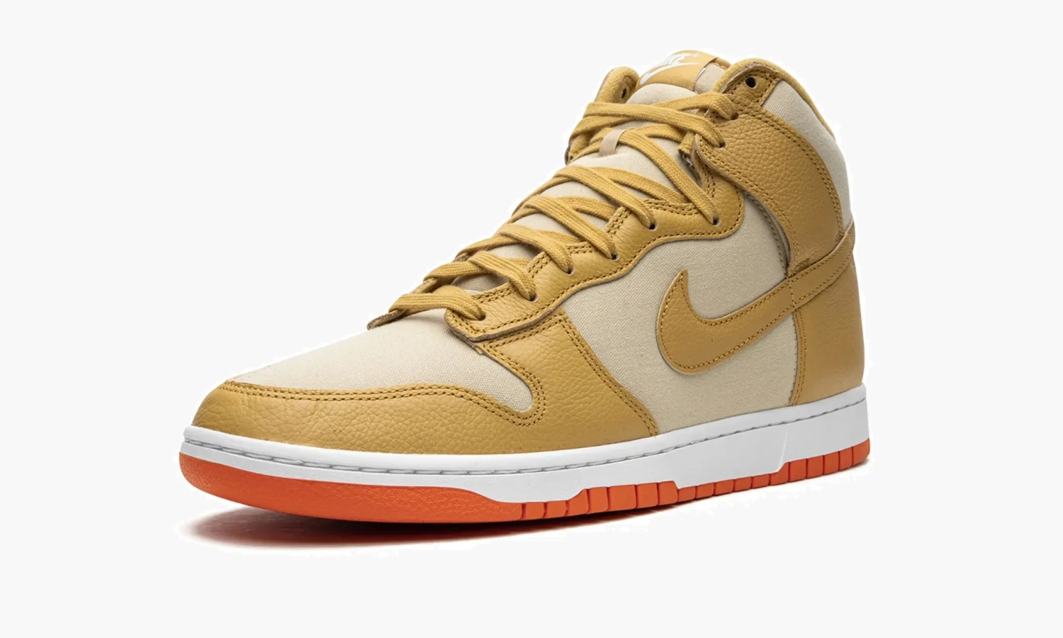 Nike Dunk High "Gold Canvas" 