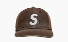 Supreme Cordura Denim S Logo 6-Panel Brown