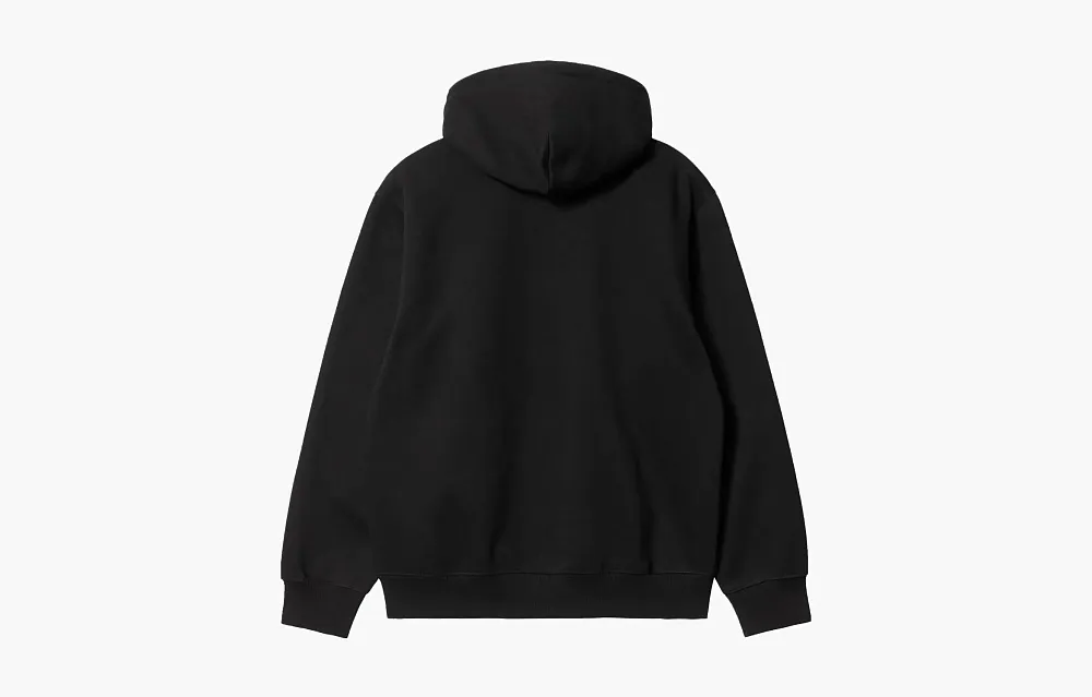Carhartt WIP Hooded Sweatshirt Black Tonal Logo