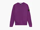 Stone Island Badge Logo Crewneck Magenta