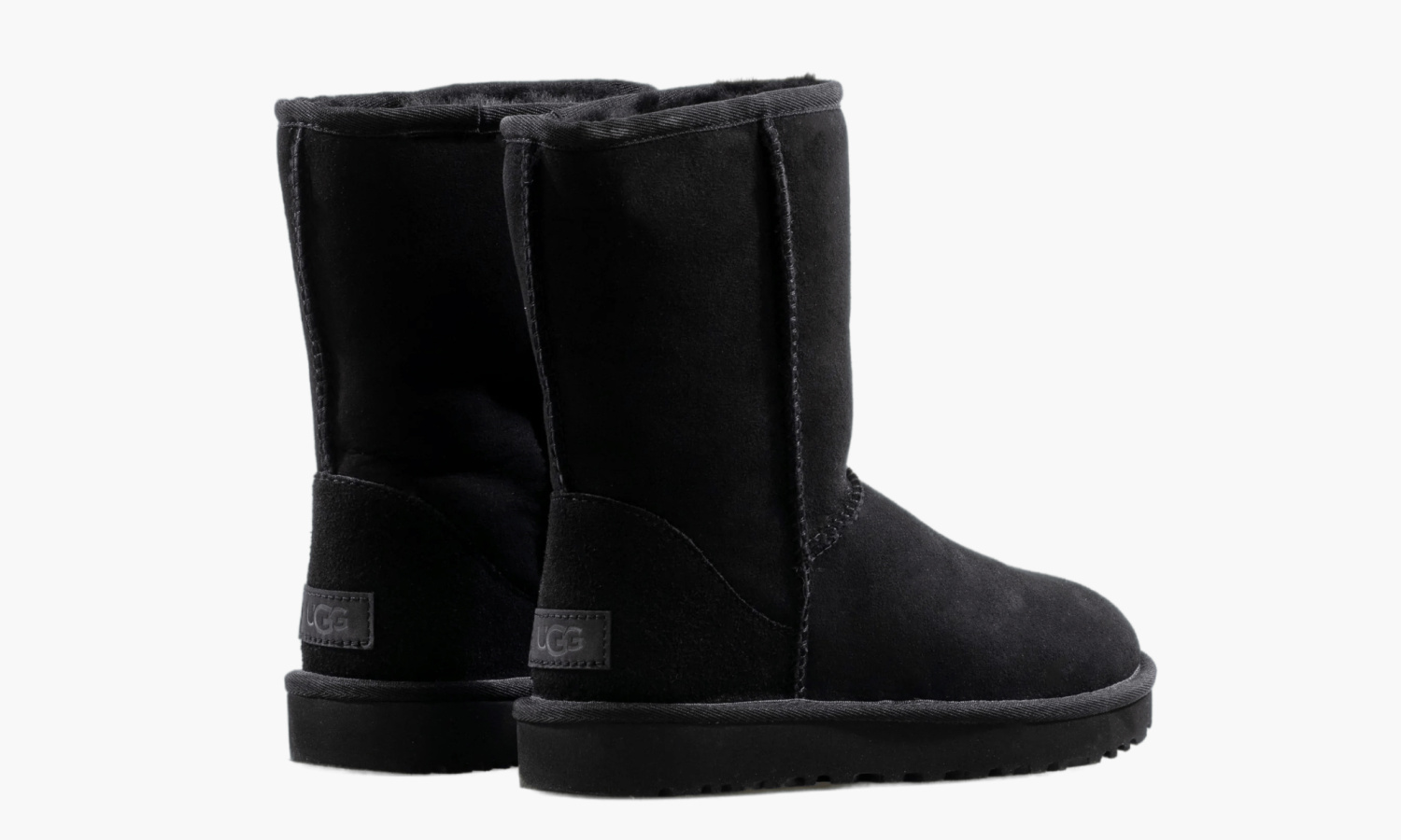 фото UGG Classic Short Ii "Black" (UGG)-1016223 BLK