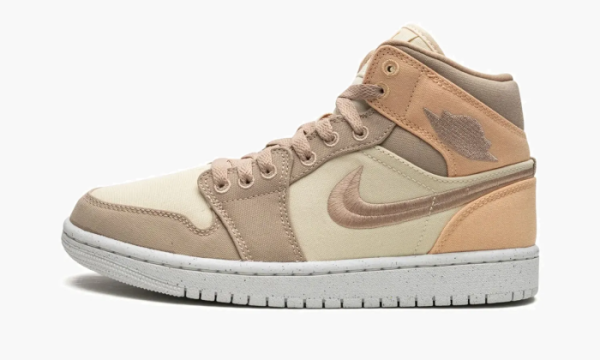 Air Jordan 1 Mid SE WMNS Canvas Khaki 