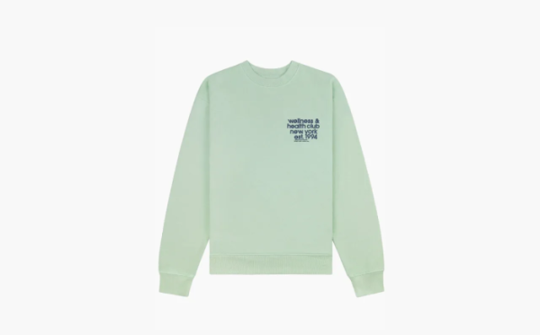Sporty & Rich USA Health Club crew-neck Sweatshirt Green 