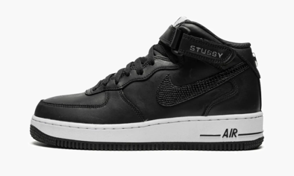 Air Force 1 Mid Stussy - Black 