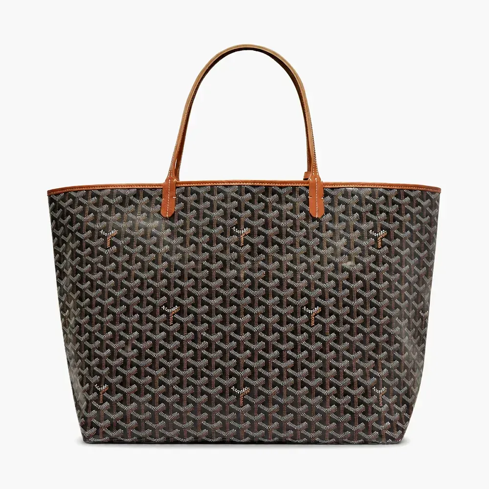 Goyard Saint Louis Tote GM Black & Tan