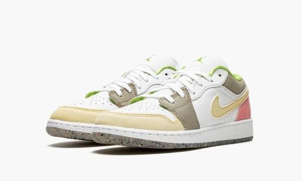 Air Jordan 1 Low GS Pastel Grind Vivid Green 