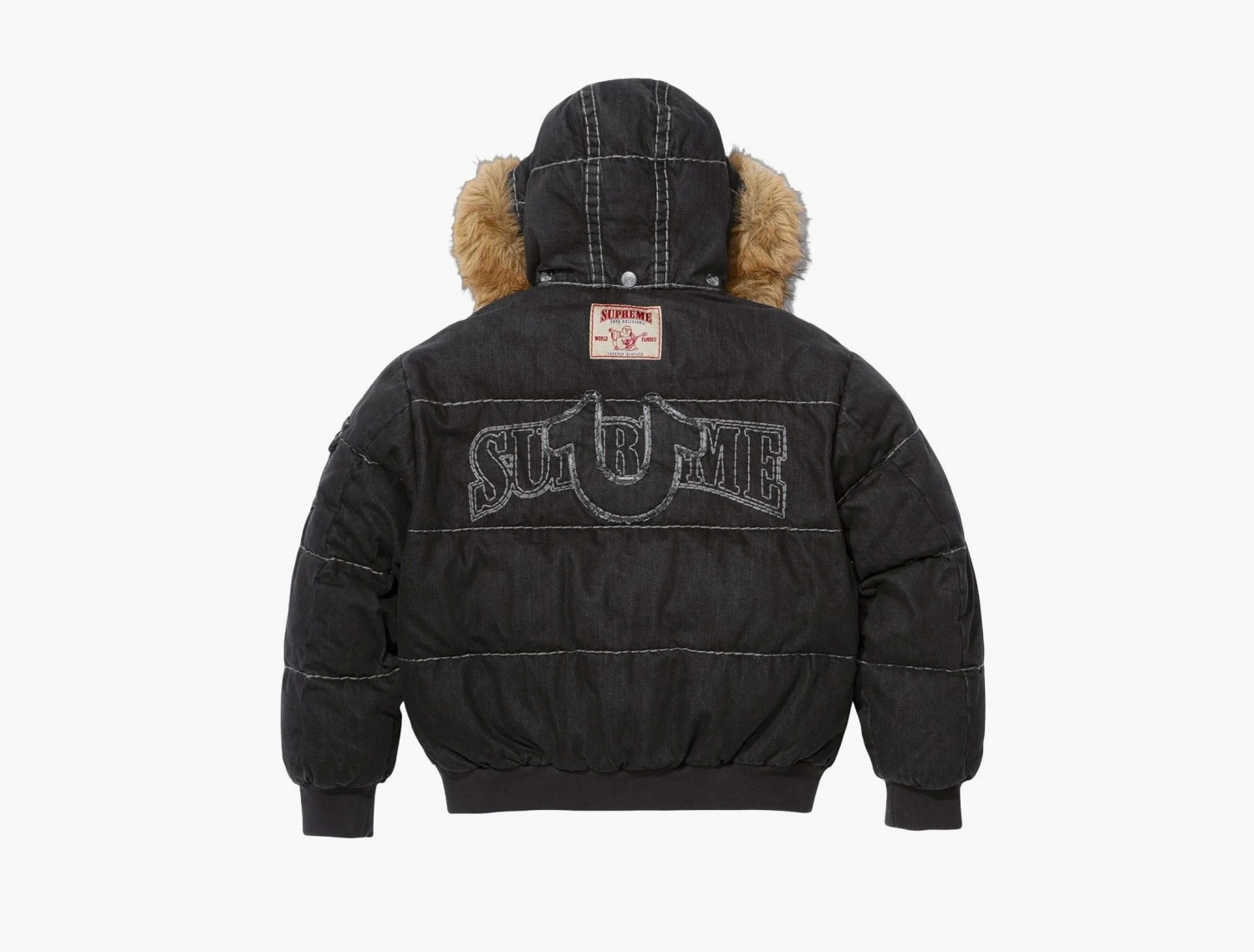 Supreme x True Religion Puffer Jacket Black 