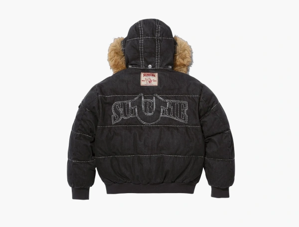 Supreme x True Religion Puffer Jacket Black 