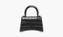 Balenciaga Hourglass Handbag Black 