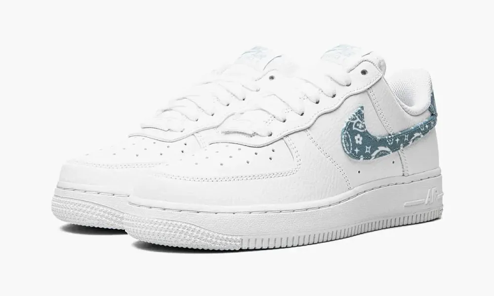 Nike Air Force 1 Low '07 Essential WMNS White Worn Blue Paisley