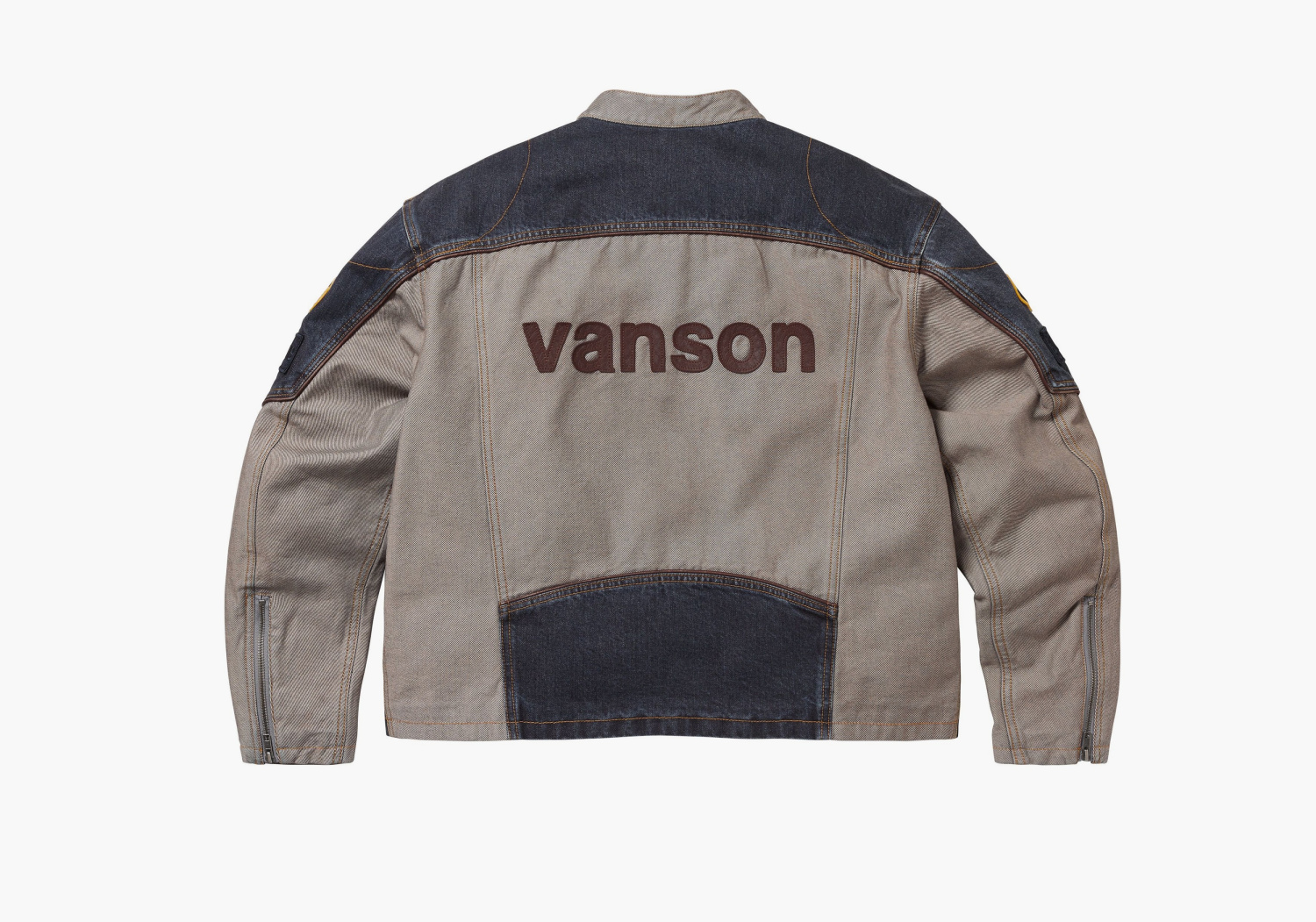 Supreme x Vanson Leathers x Cordura Cotton Jacket "Denim" 