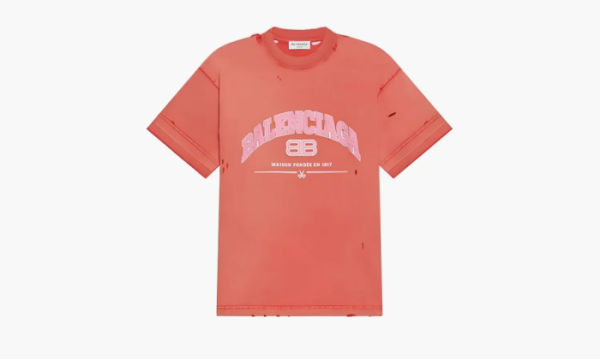 Balenciaga T-shirt Logo Maison 