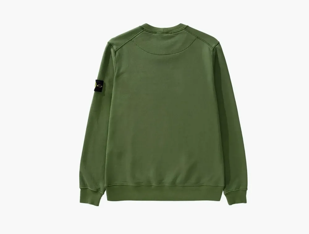Stone Island Garment Dyed Classic Sweatshirt Olive