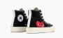 Comme des Garcons Play x Converse Chuck 70 High Black 