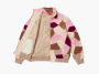 Supreme Patchwork Velour Track Jacket  "Tan" 