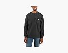 Carhartt K126 Pocket Long-Sleeve T-Shirt Charcoal