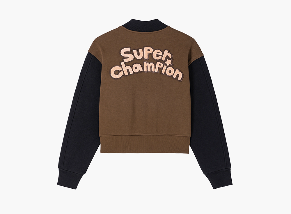 Champion x Pop Mart Bomber Jacket Coffee Quilt