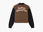 Champion x Pop Mart Bomber Jacket Coffee Quilt