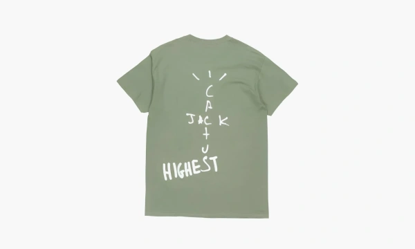 Travis Scott Cactus Jack X Air Jordan Tee Green  Travis Scott Cactus Jack X Air Jordan Tee Green