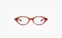 Gentle Monster  Acetate Oval Eyeglass Frames Women's Umber 