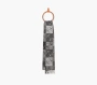 Loewe Scarf In Wool and Cashmere Black/White 