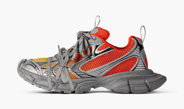 Balenciaga 3XL Sneaker Red/Orange/Grey/Black 