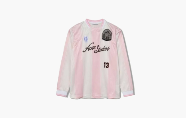 Acne Studios Erwin Sports Jersey Pink White 