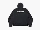 Balenciaga Over Zip-Up Hoodie Faded Washed Black