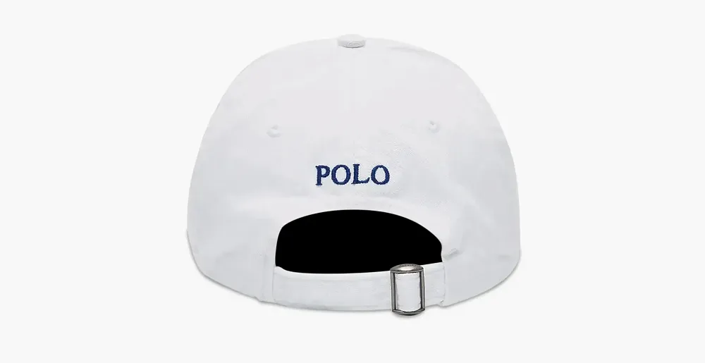 Polo Ralph Lauren Chino Sport Cap White/Marlin Blue
