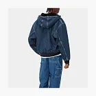 Carhartt WIP Elliot Hooded Denim Jacket Blue