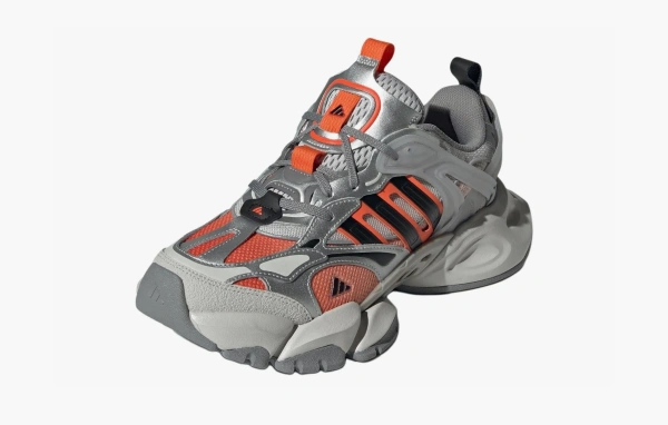 Adidas XLG Runner Deluxe Silver Orange Black 
