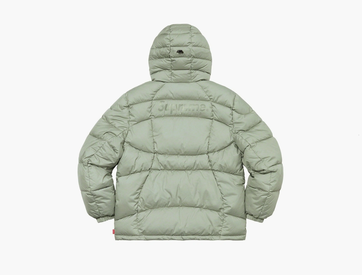 Supreme Warp Hooded Puffy Jacket Sage 