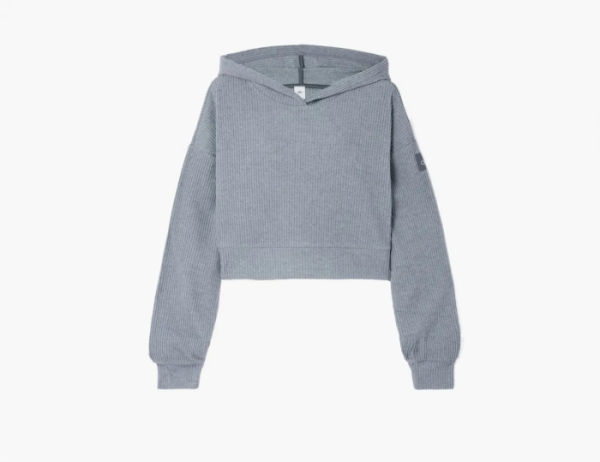 Alo Yoga Muse Hoodie Steel Grey Heather 