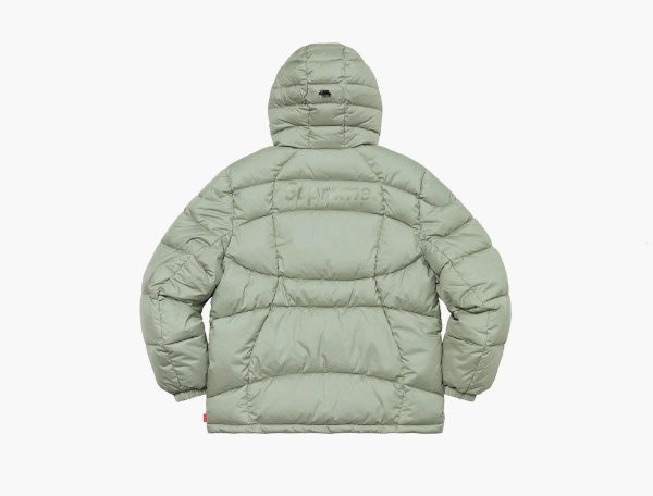 Supreme Warp Hooded Puffy Jacket Sage  Supreme Warp Hooded Puffy Jacket Sage