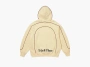 Supreme Curve Piping Hooded Sweatshirt Natural 