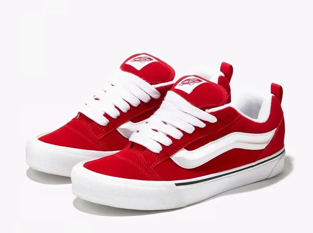 Vans Knu Skool Red White