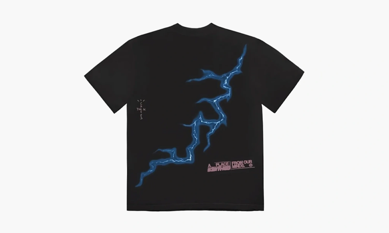 Travis Scott Cactus Jack X Fragment Danger Tee Washed Black 