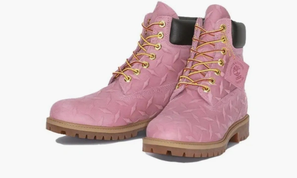 Timberland 6 Premium Waterproof Boot Supreme Diamond Plate Pink 