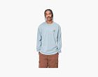 Carhartt WIP Vista Long-Sleeve T-Shirt Light Blue
