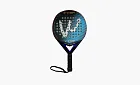 Camewin Paddle Tennis Racket with Carbon Fiber Plate Mesh Black Blue
