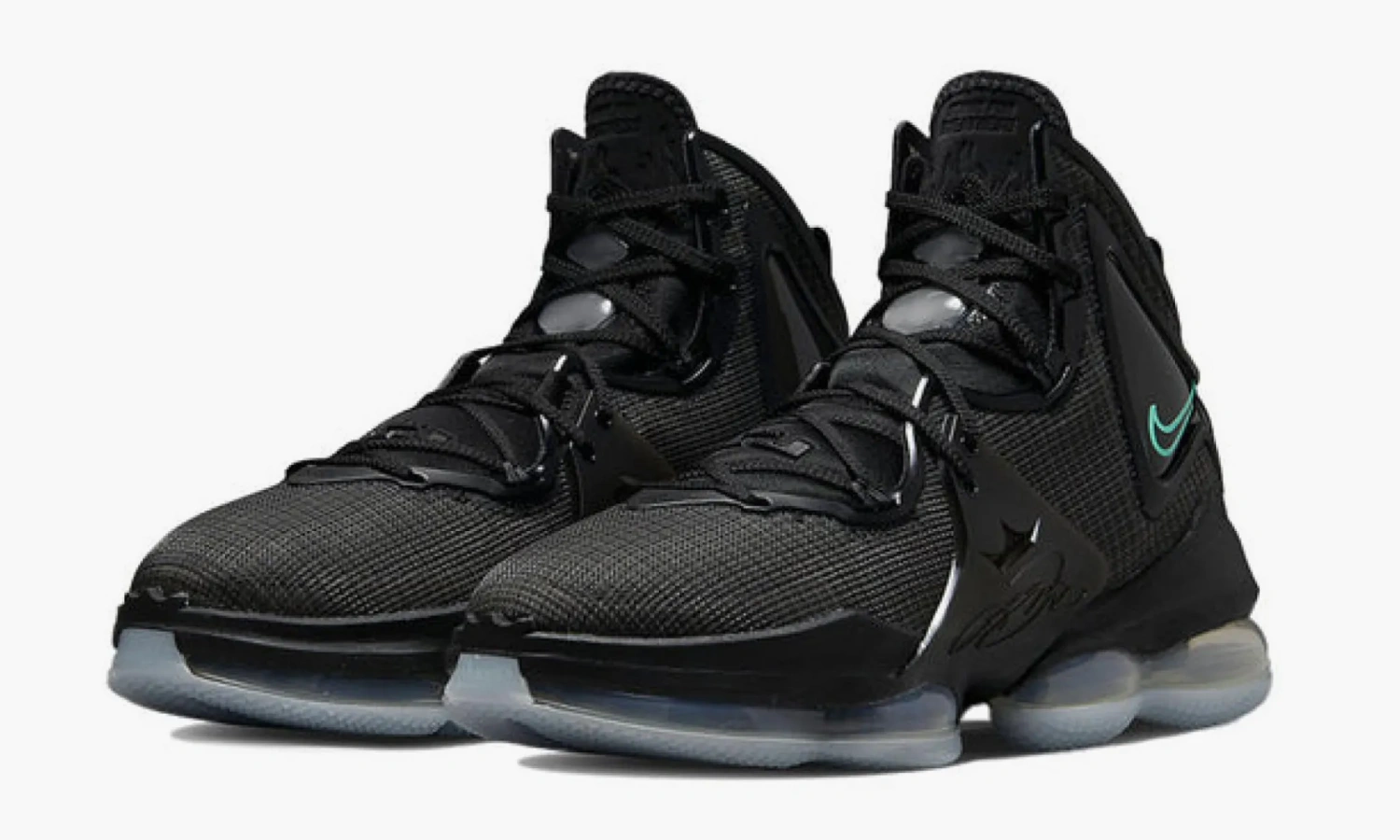 Nike Lebron 19 Black Aqua 