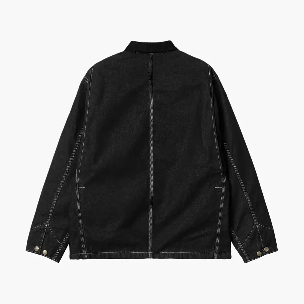Carhartt WIP Michigan Denim Chore Coat Black