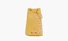 HERMES Canvas Clutch Canvas Bag Yellow