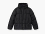 Stone Island Hooded Down Jacket Black 