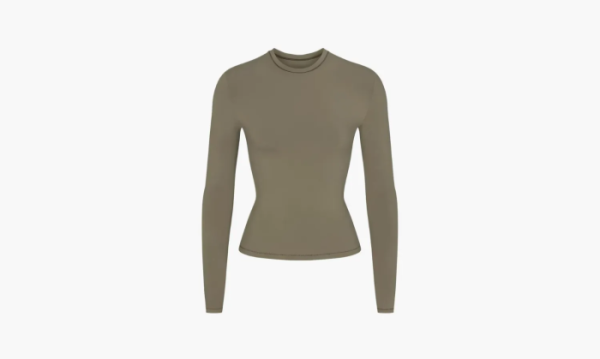 SKIMS Long Sleeve T-shirt Sand 