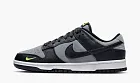 Nike Dunk Low Black Cool Grey Volt Mini Swoosh