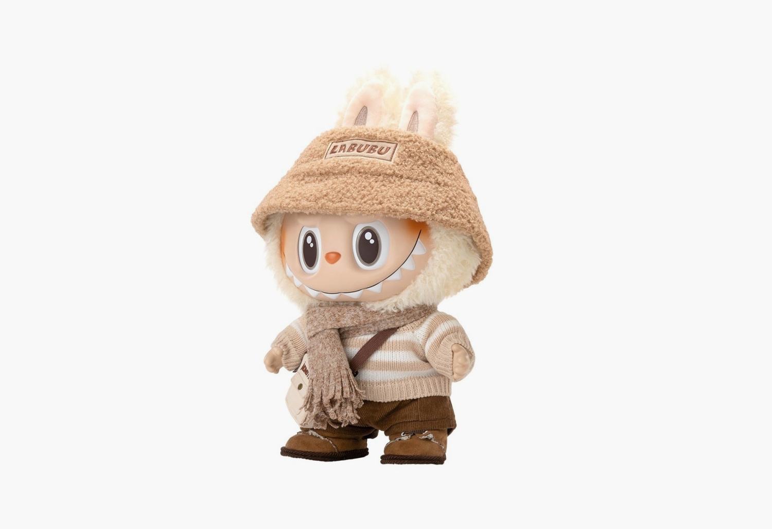 Pop Mart Labubu The Monsters Dress Be Latte Vinyl Plush Doll (38 СМ) 