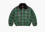 Supreme Faux Shearling Lined Bomber Jacket Plaid 