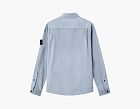 Stone Island Cotton Micro-Corduroy Overshirt Avio Blue